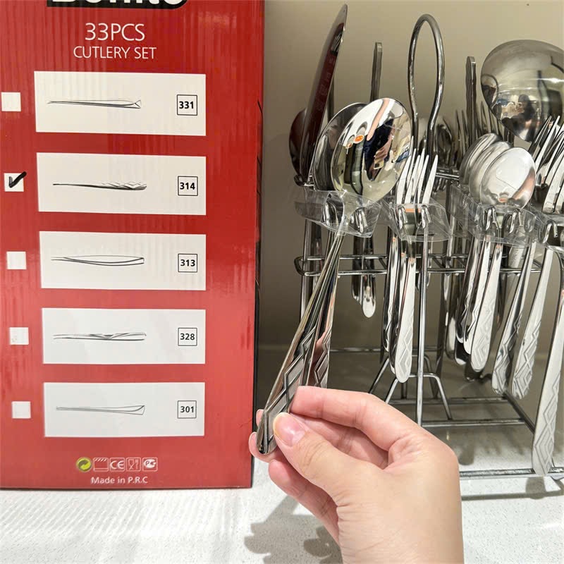 Bộ dao muỗng nĩa 33 món Bonito - Sang trọng, tiện nghi, đậm chất riêng! - Ảnh 7