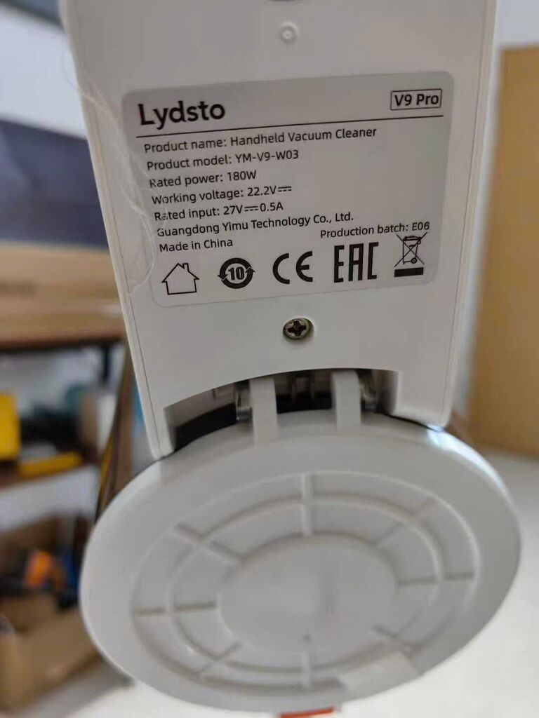 Máy hút bụi không dây Xiaomi Lydsto  V9Pro- Màu trắng thanh lịch - Ảnh 5