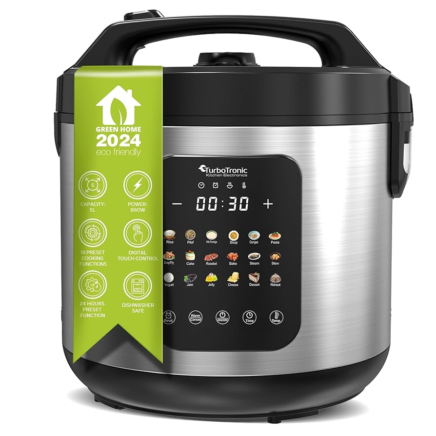 Nồi điện đa năng TurboTronic Multicooker - Dung tích 5L, 18 chức năng nấu - Ảnh 2