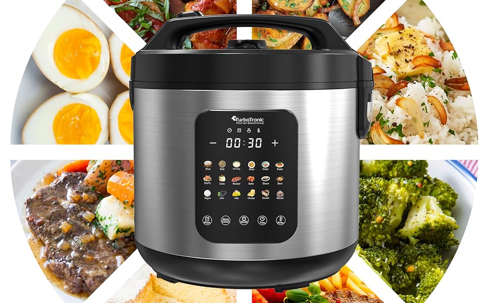 Nồi điện đa năng TurboTronic Multicooker - Dung tích 5L, 18 chức năng nấu - Ảnh 9