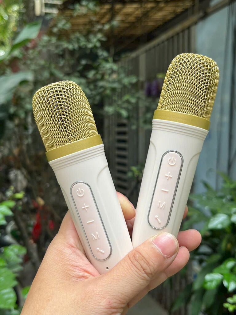 Loa Karaoke Bluetooth Monster GK600 - Kèm 2 mic không dây - Ảnh 4