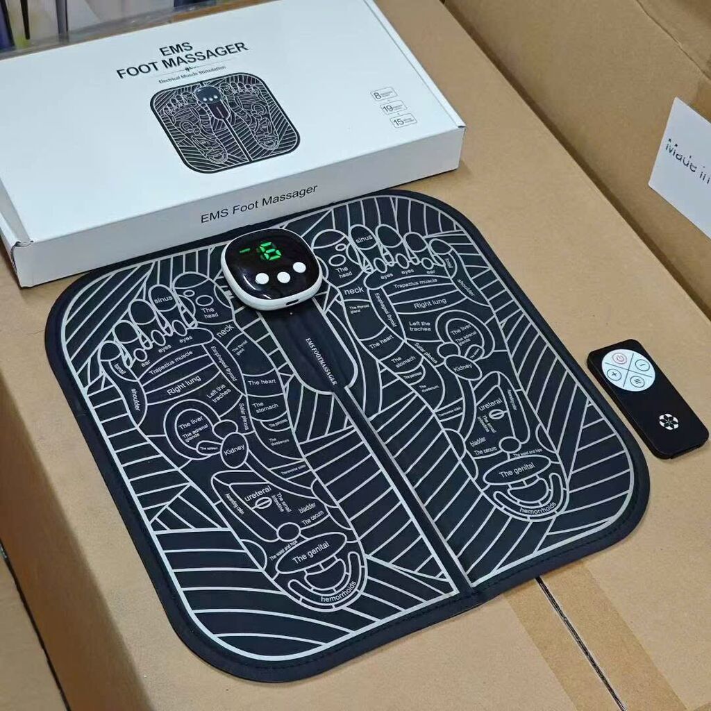 Thảm Massage Chân Gấp gọn EMS Thông Minh kèm điều khiển -  6 Chế Độ 9 Cấp Độ – Giảm Mỏi, Thư Giãn - Ảnh 10