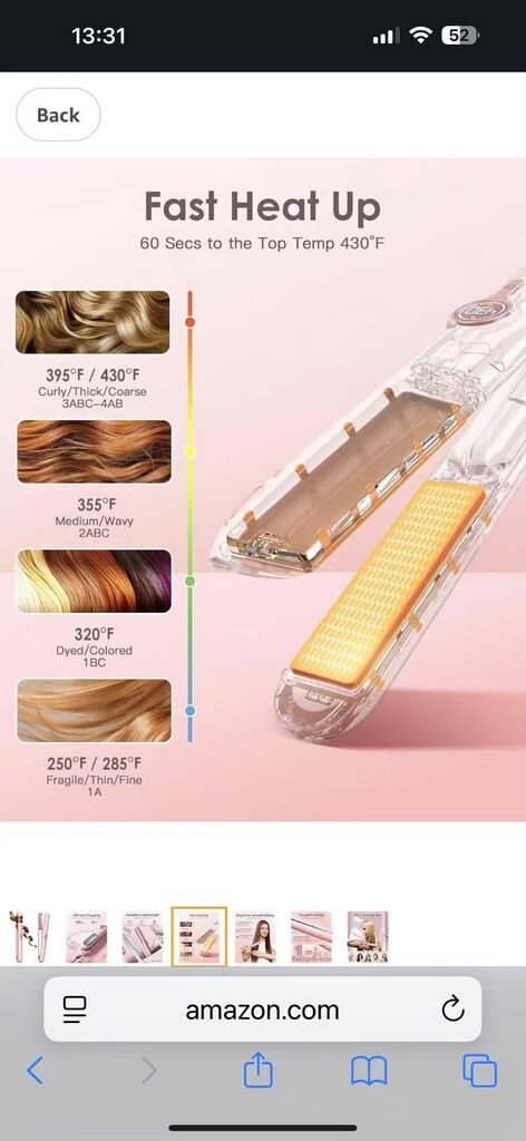 {Hàng ord} Máy Duỗi Tóc Không Dây ZAVAREA – Uốn & Duỗi 2in1Tặng Kèm Túi Đựng chống nhiệt - Ảnh 5