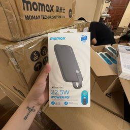 Sạc dự phòng Momax iPower PD3 10.000mAh kèm cáp Lighning MFI - Sạc nhanh 22.5W…