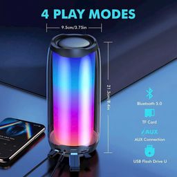 Loa Bluetooth Switch On - Thương hiệu Đức từ Kaufland- Pin trâu, LED màu, TWS…