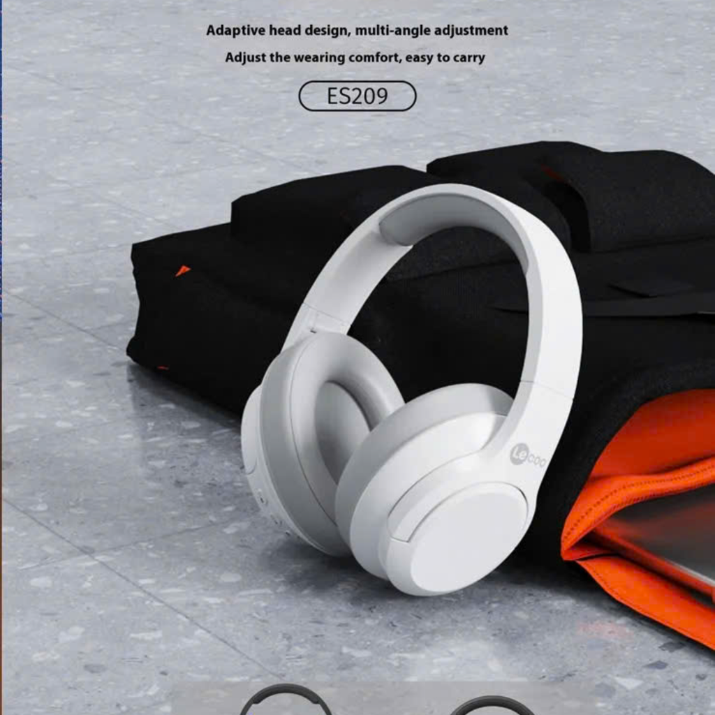 Tai nghe Bluetooth Lenovo Lecoo ES209 - Siêu nhẹ, Mic khử tiếng ồn, Pin 10h, Gấp gọn tiện lợi - Ảnh 8