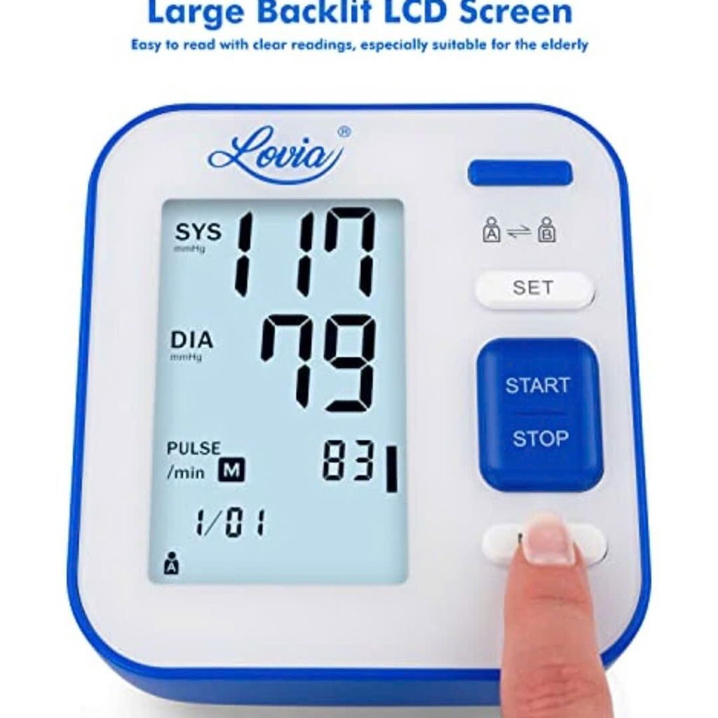Máy đo huyết áp tự động Lovia - đo nhanh, chính xác, cảnh báo nhịp tim bất thường - Ảnh 8