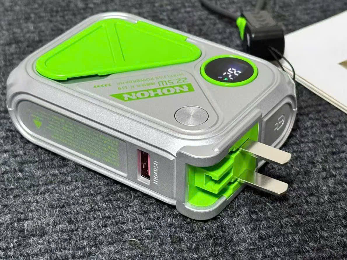 Sạc dự phòng Magsafe 10.000mAh NOHON 22.5W – Sạc dự phòng 5in1 - Ảnh 3