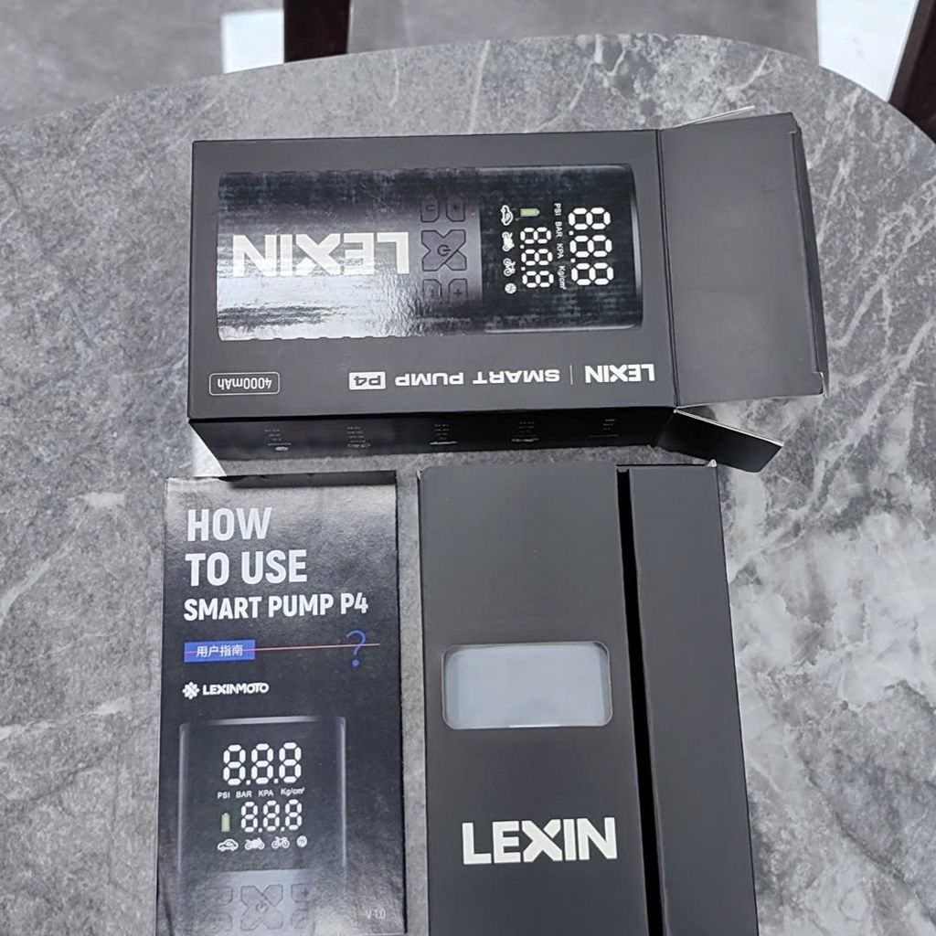 Bơm điện cầm tay thông minh LEXIN P4 (hàng Amazon) - Đa năng, Tiện lợi và bền bỉ - Có đèn SOS - Ảnh 9