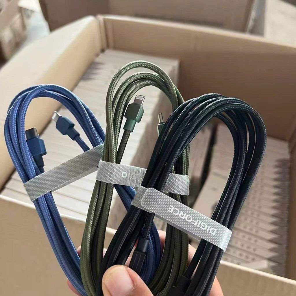 Cáp PD DIGIFORCE 2m – Sạc Nhanh, Chuẩn MFI Apple, Dây Nylon Bền Bỉ Chống Đứt