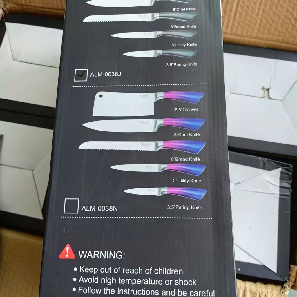 BỘ DAO ALOMI 8 MÓN – DỤNG CỤ NHÀ BẾP TIỆN LỢI (hàng Amazon) - Ảnh 6