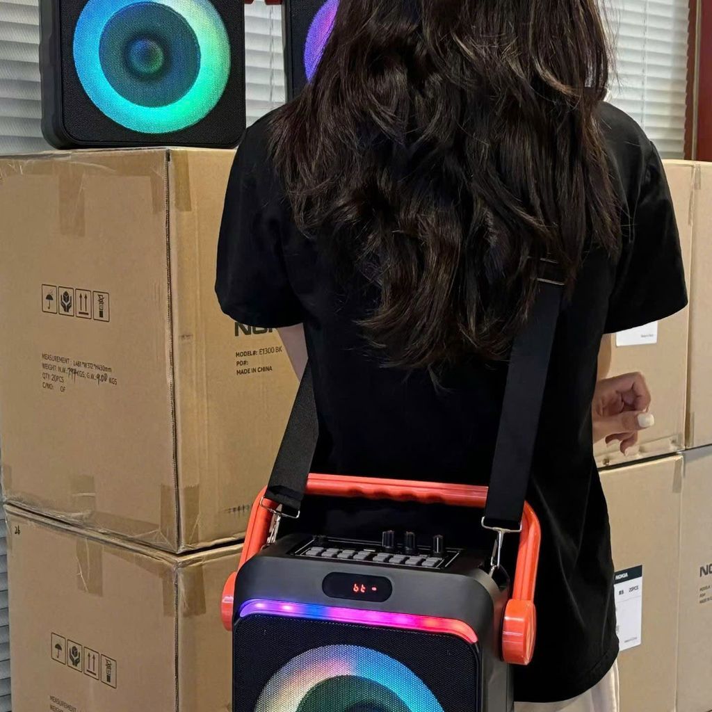 Loa Karaoke Bluetooth  – 2 Micro Không Dây – LED RGB – Hỗ trợ TWS -Pin trâu - Ảnh 7