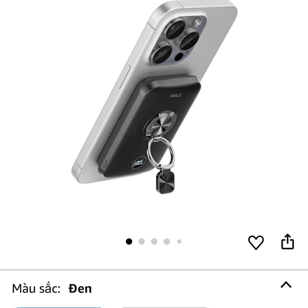 Sạc magsafe iWALK 10.000mAh - Sạc nhanh PD, thiết kế vòng xoay & chân đỡ thông minh - Ảnh 6