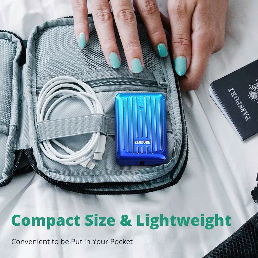 Sạc dự phòng Zendure SuperMini 10.000mAh – Sạc nhanh 20W, thương hiệu USA - Tím - Ảnh 8