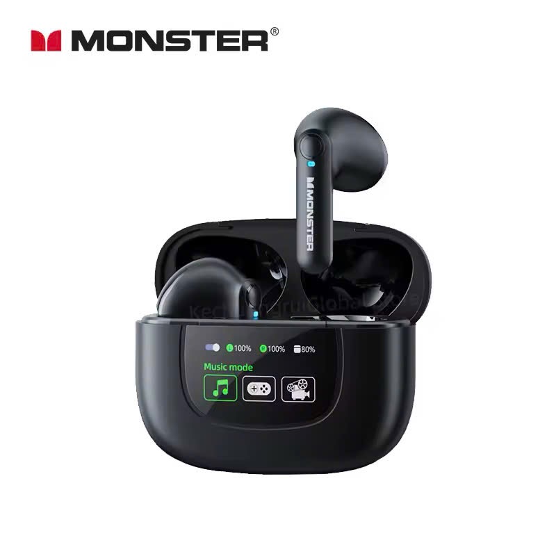 Tai nghe Bluetooth Monster Airmars XKT20  - Màu đen, âm thanh game thủ, kết nối nhanh