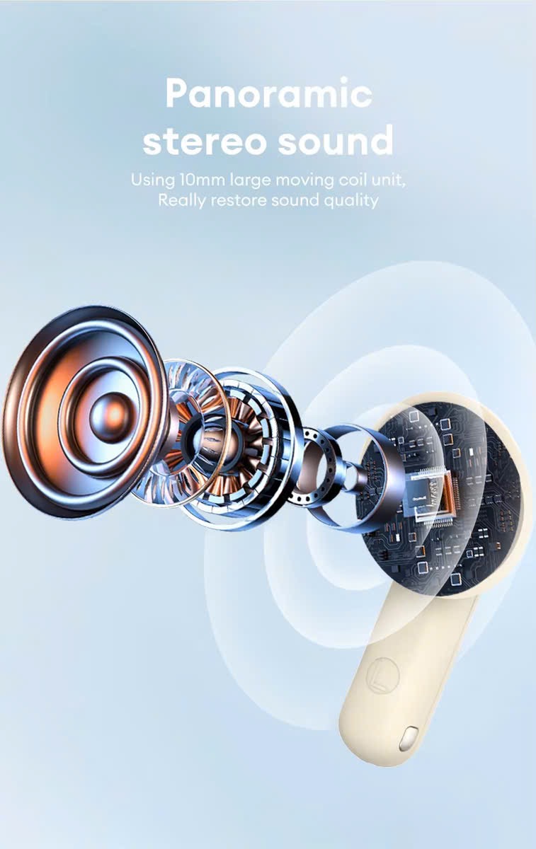  Tai Nghe Bluetooth Monster XKT27 – Chống Ồn Chủ Động, Âm Thanh HIFI - MÀU KEM - Ảnh 10