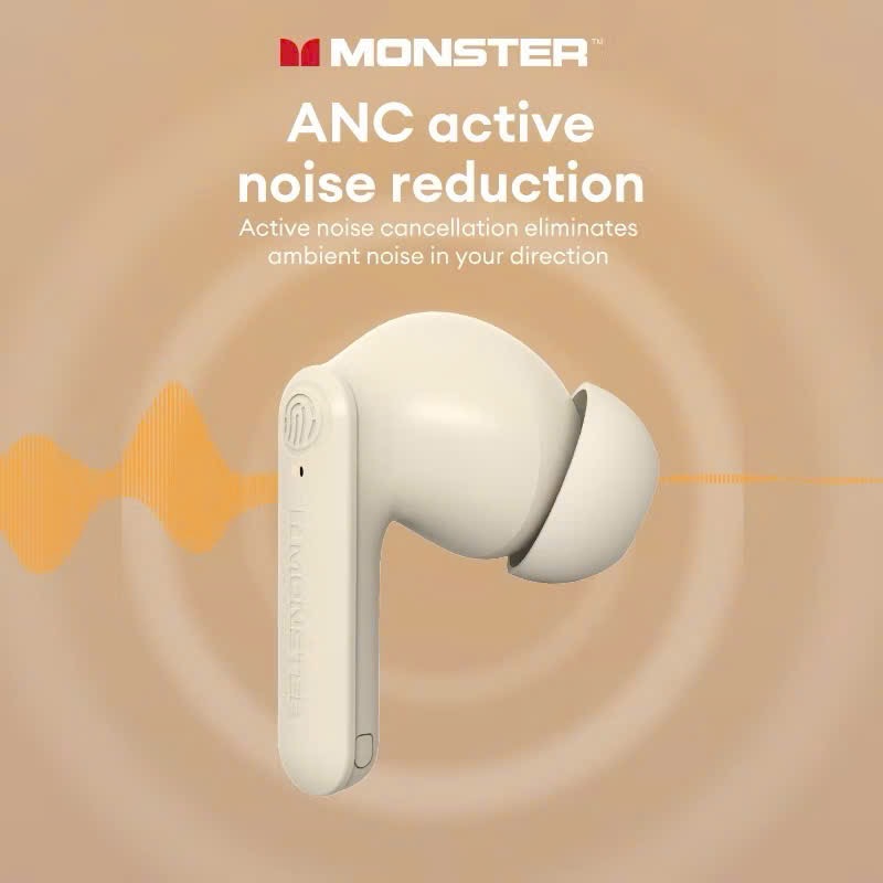 Tai Nghe Bluetooth Monster XKT27 – Chống Ồn Chủ Động, Âm Thanh HIFI - Ảnh 9
