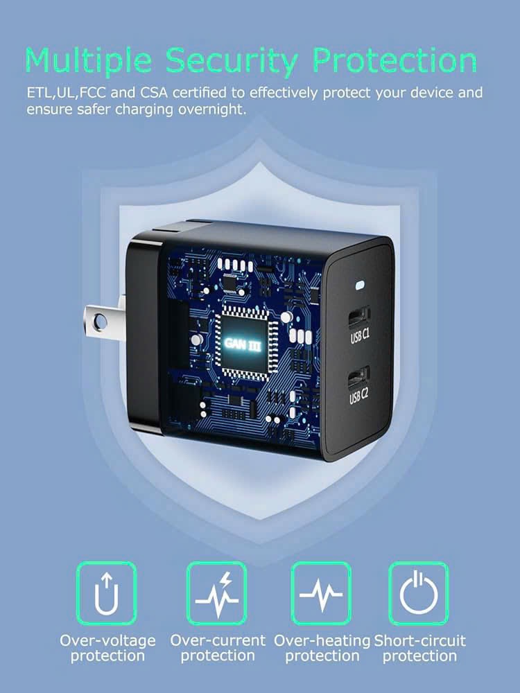  Bộ Sạc Nhanh GOLDNEXT 47W USB-C GaN Mini Charger - Nhỏ gọn, siêu mạnh mẽ - Ảnh 6