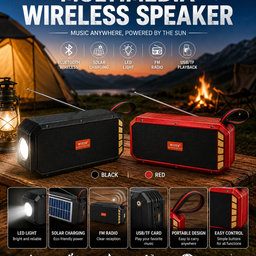 Loa Bluetooth Đa Năng WSTE WS-5390 - Sạc được NLMT, Blt 5.0, TWS, USB, thẻ TF,…