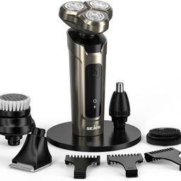 Máy Cạo Râu Điện Đa Năng Sejoy 5in1 - Lưỡi Dao 3D Floating, Đầu Từ Tính 5N, Ch…