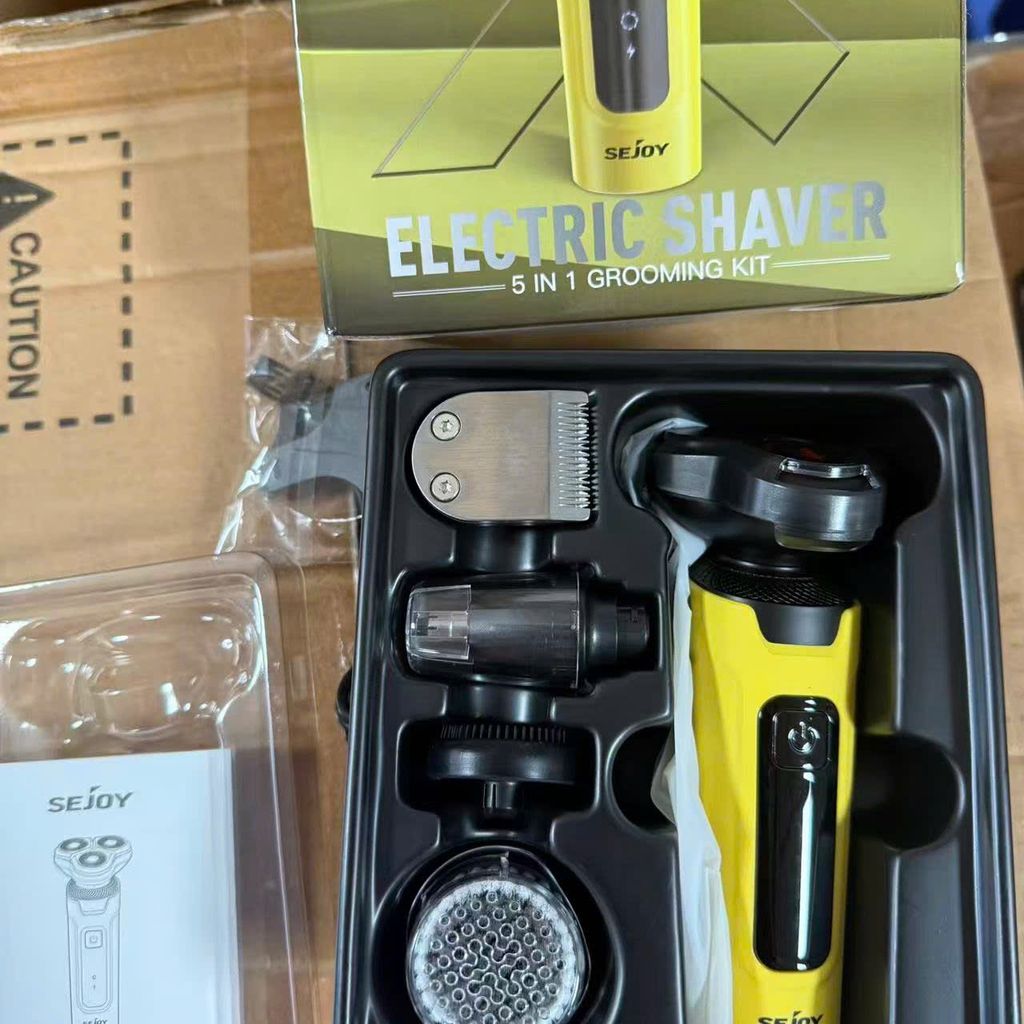 Máy Cạo Râu Điện Đa Năng Sejoy 5in1 – Cạo râu, tỉa tóc, cắt lông mũi, massage, rửa mặt (random màu) - Ảnh 2