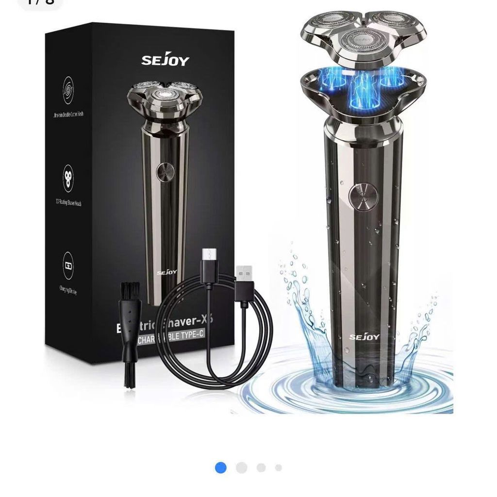 Dao Cạo Râu Điện SEJOY X6 – Cạo Sạch, Êm Ái, Sang Trọng Cho Phái Mạnh