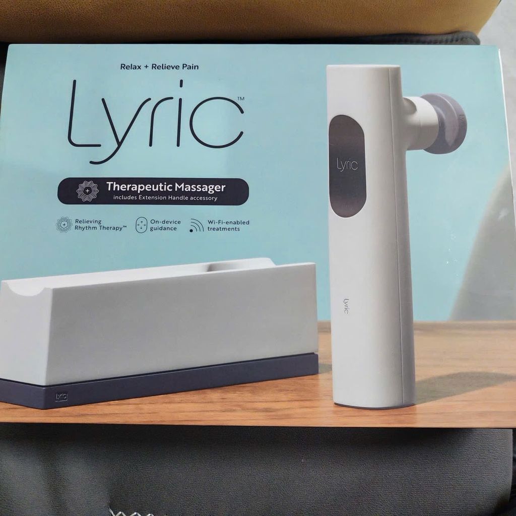 Ord, Dự 25/11 Giao - Máy massage cầm tay Lyric Therapeutic (USA) - Màn hỉnh cảm ứng, sạc ko dây