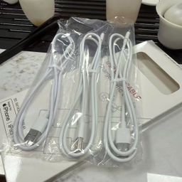 Combo 3 dây sạc Lightning 1m fullbox - siêu bền, chống gãy gập