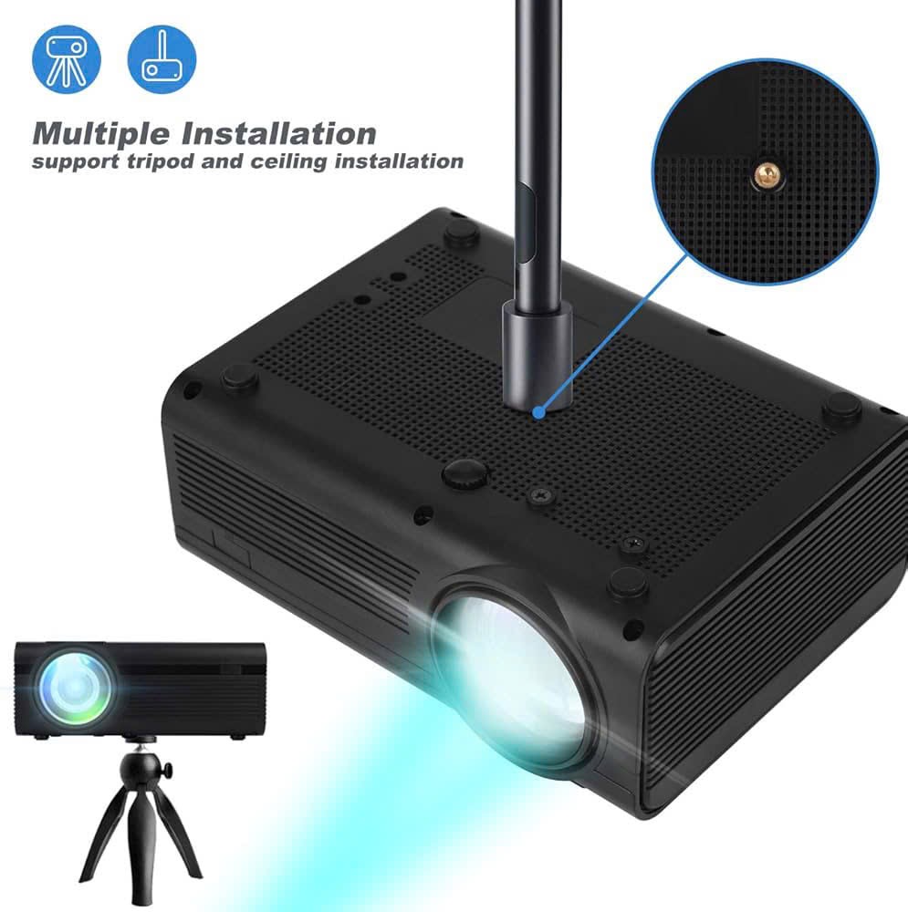 Ord, Dự 15/1Giao - Máy chiếu mini Liino Entertainment LE-501, kèm vali đựng tiện lợi - Ảnh 5