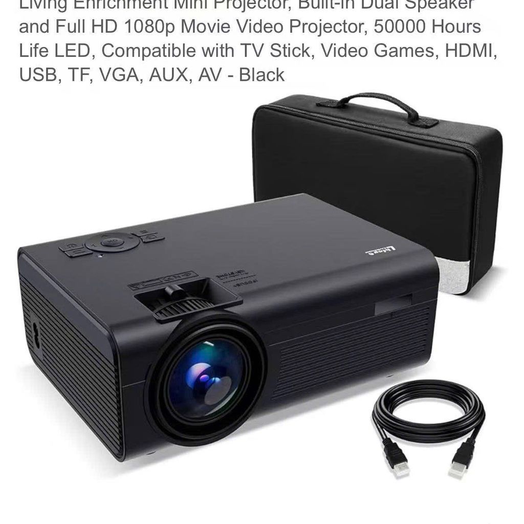 Ord, Dự 15/1Giao - Máy chiếu mini Liino Entertainment LE-501, kèm vali đựng tiện lợi - Ảnh 2