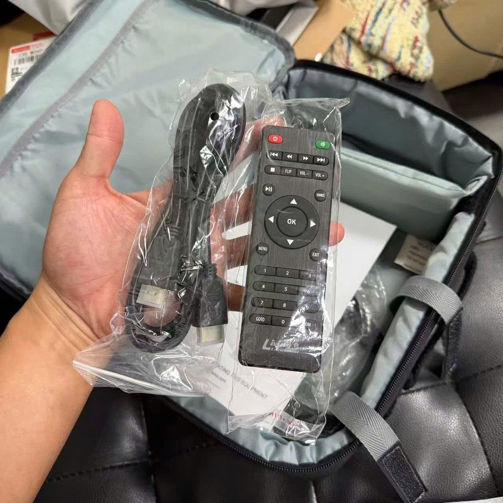 Ord, Dự 15/1Giao - Máy chiếu mini Liino Entertainment LE-501, kèm vali đựng tiện lợi - Ảnh 7