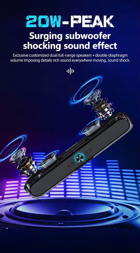 Loa Bluetooth Monster Airmars G11 – soundbar công suất 20W, âm thanh vòm 360°, hỗ trợ thẻ nhớ TF - Ảnh 10