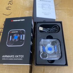 Tai nghe Bluetooth Monster Airmars XKT01 Gaming | Hộp trong suốt | Game Mode |…