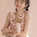 Quạt tích điện đa năng F38 - Đeo cổ , để bàn, cầm tay, kẹp áo - Ảnh 8