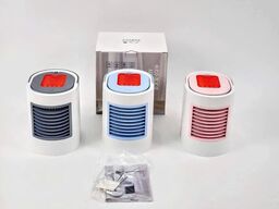 Quạt để bàn làm mát và phun sương mini kiêm đèn ngủ Air Cool - Hàng Amazon