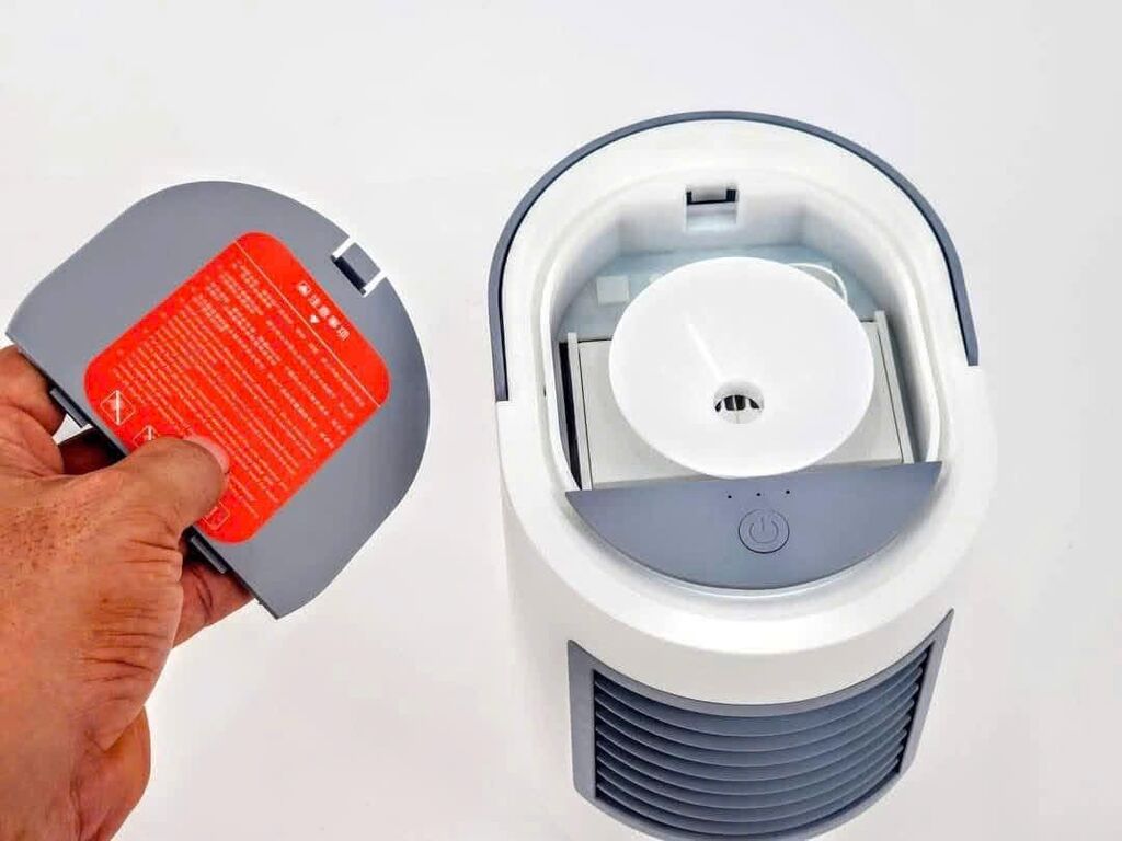 Quạt điều hoà không khi Air Cooler Fan- Quạt để bàn làm mát và phun sương mini kiêm đèn ngủ Air Cool - Ảnh 10