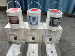 Quạt để bàn làm mát và phun sương mini kiêm đèn ngủ Air Cool - Hàng Amazon