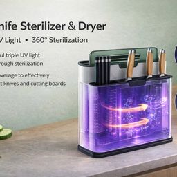 Máy khử trùng dao thớt Midea - Tặng 2 thớt kháng khuẩn - khử trùng UV 360°, sấ…