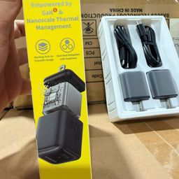 Combo 2 bộ sạc C-C Baseus GaN6 45w - 2 củ + cáp C–C 60W, nhanh - gọn - tiện lợi