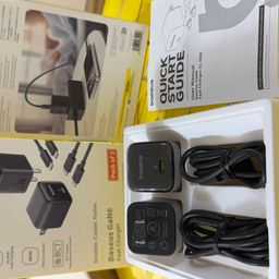 Combo 2 bộ sạc C-C Baseus GaN6 45w - 2 củ + cáp C–C 60W, nhanh - gọn - tiện lợi
