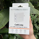 Củ sạc chính hãng nhà mạng Nhật AU Cellcube 36W - 2 cổng sạc nhanh - Ảnh 8