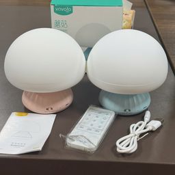 Đèn ngủ nấm VAVOFO - RGB đổi màu, cảm ứng + điều khiển, tích pin tiện lợi, đa…