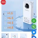 Sạc dự phòng PISEN Pro Digital PowerLap 65W - 30.000mAh (hàng new no box)