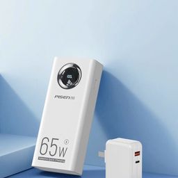 Sạc dự phòng PISEN Pro Digital PowerLap 65W - 30.000mAh (hàng new no box)
