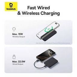 Sạc dự phòng Magsafe Baseus EnerFill FM11 – 10000mAh, sạc nhanh 22.5W (đóng tú…