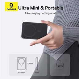 Sạc dự phòng Magsafe Baseus EnerFill FM11 – 10000mAh, sạc nhanh 22.5W (đóng tú…
