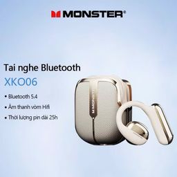 Tai nghe Open Ear Monster XKO06 - Âm thanh HiFi sống động, Bluetooth 5.4, Pin…