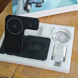 Dock sạc không dây đa năng LUOATIP 3 IN 1 - gọn gàng và tiện lợi (Tặng kèm bộ…