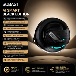 Tai nghe dịch thuật Al thông minh SOBAST ST-T26 - Bluetooth 5.4, Âm Hi-Fi, Chố…