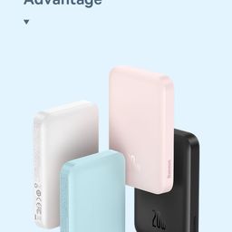 Sạc Magsafe Baseus Magnetic 6000mAh 20w, kèm dây C-C 60w, siêu mỏng nhẹ, tặng…